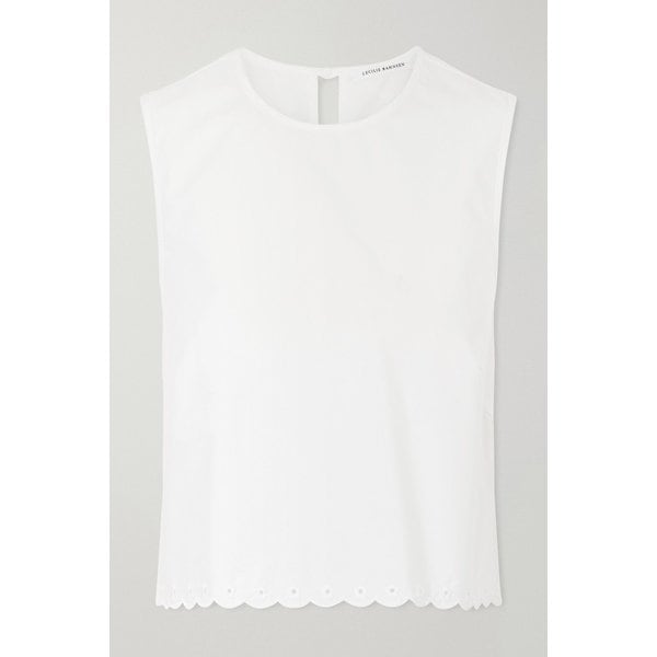 디에바 브로더리 앵글레즈 코튼 베스트 화이트 46376663163045118