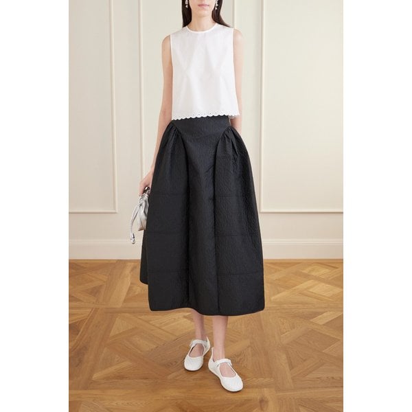 디에바 브로더리 앵글레즈 코튼 베스트 화이트 46376663163045118