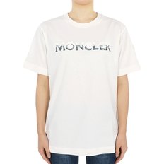 몽클레어 24 S/S 여성 프린트 로고 반팔(아이보리) 8C00028 829HP 034 /국내당일발송