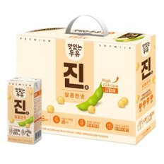 남양 맛있는두유 진 달콤한맛 190ml x 48팩 / 팩두유 두유