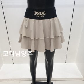 (모다남양주/파사디)골프 여성 2단 프릴 숏 팬츠 밴드 스커트 P24MSK579M-1