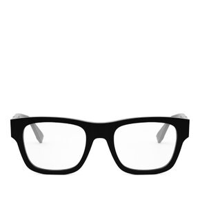 [해외배송] 펜디 다이애그널 렉탱귤러 두꺼운 프레임 안경 FE50089I 001 NERO GRIGIO