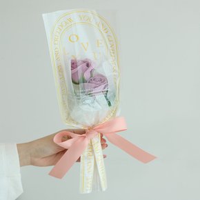 베아 장미 꽃다발 (라벤더) 졸업 입학 생일 화이트데이 발렌타인데이 기념일 꽃선물