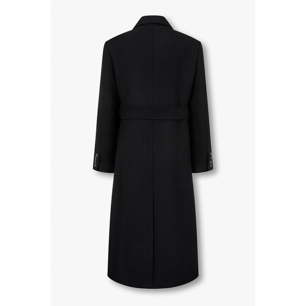 울 벨티드 더블 롱 코트 7115416Y04199