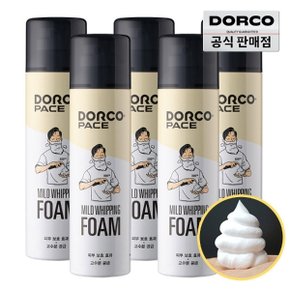 페이스 대용량 마일드 휘핑 쉐이빙폼 250ml 5개
