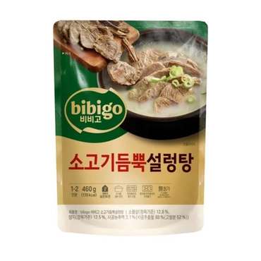  CJ 비비고 소고기듬뿍 설렁탕 460g 12입