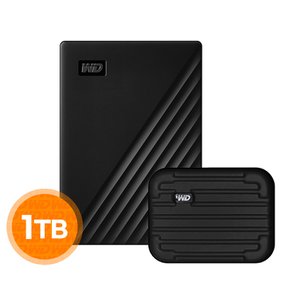 NEW My Passport 1TB 블랙 색상 파우치 증정