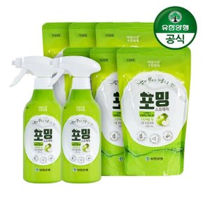 아름다운 주방세제 포밍스프레이 용기 485ml 2개 + 리필 500ml 6개