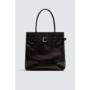 레더 벨트 토트백 / 3355/720/700 BROWN