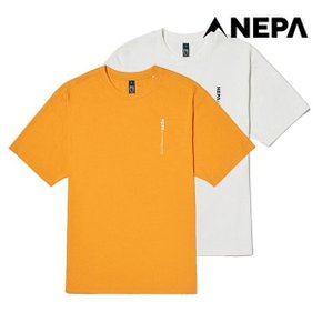 네파 공용 C-TR 오버핏 레터링 라운드 티셔츠 7HD5391