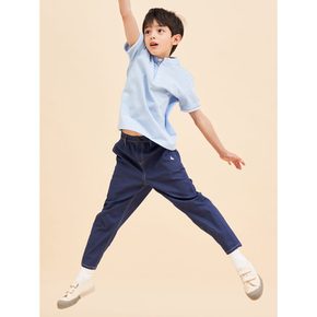 *시즌오프30%*[BEANPOLE KIDS] 헨리넥 베이직 피케 티셔츠  스카이 블루 (BI4342U02Q)