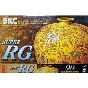 SKC RG 비디오 테이프 (90분) 녹화테이프