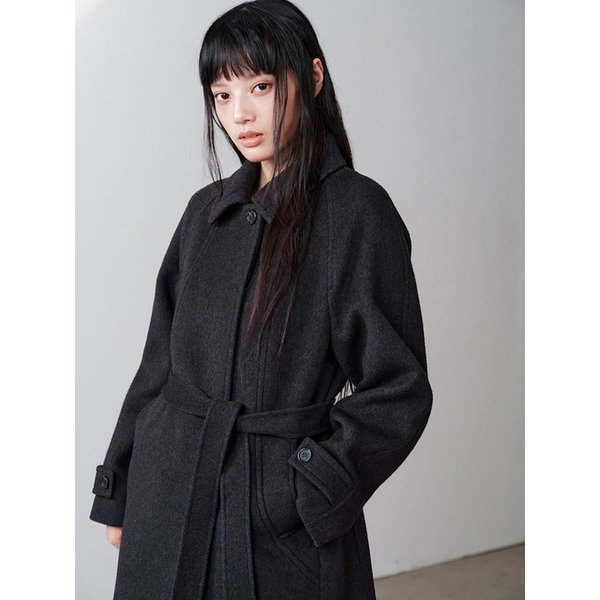 Belted Midi Coat  Ash (KE5X30M124)