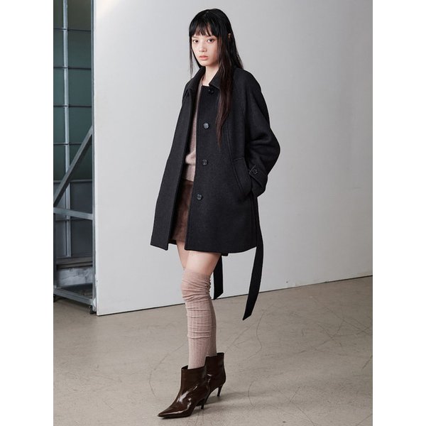 Belted Midi Coat  Ash (KE5X30M124)