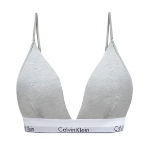 Calvin Klein 캘빈클라인 언더웨어 CK 여성 모던 코튼 트라이앵글 논패드 브라렛 속옷 그레이 QF1061-020