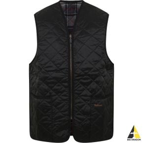 바버 Quilted WaistcoatZip-In Liner - BlackModern (MLI0001 BK91) (퀼팅 웨이스트코트