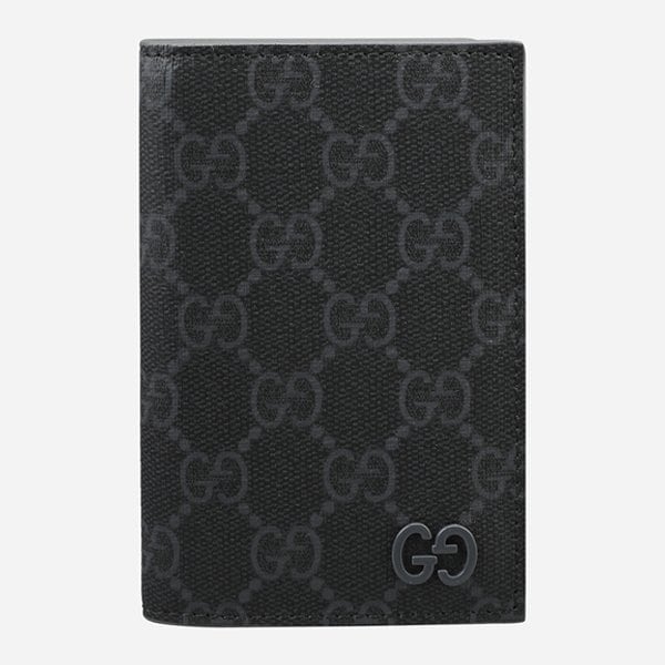 [시흥점] 6S 768249 FACQC 1048 GG 디테일 GG 롱 카드 케이스 블랙