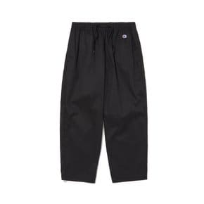 [ASIA][한국별주] 면폴리 Twill 와이드 팬츠 (CKPA3F706BK)