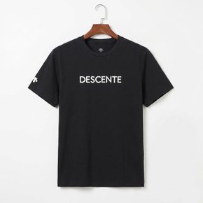 터프 워딩 레귤러핏 반팔 티셔츠 / BLACK SR323UTS73-BLK0