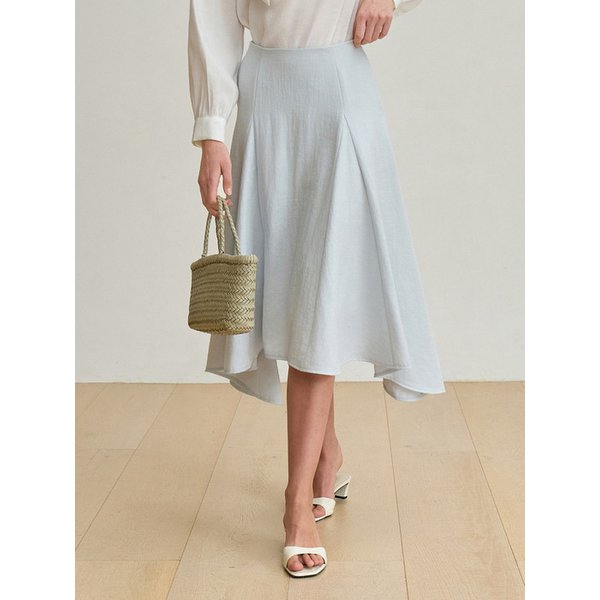 페탈 언발란스 스커트 라이트블루 J1919