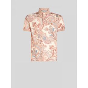 5470303 ETRO ORNAMENTAL PAISLEY POLO SHIRT