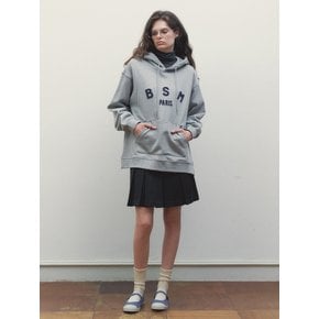 BSM PATCH LOGO HOODY - MELANGE GREY