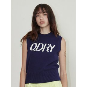 QDRY Knit Vest - Navy