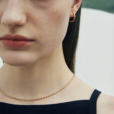 베흐트 [925 silver] Un.silver.128 / gross rizi necklace (gold)(11083)