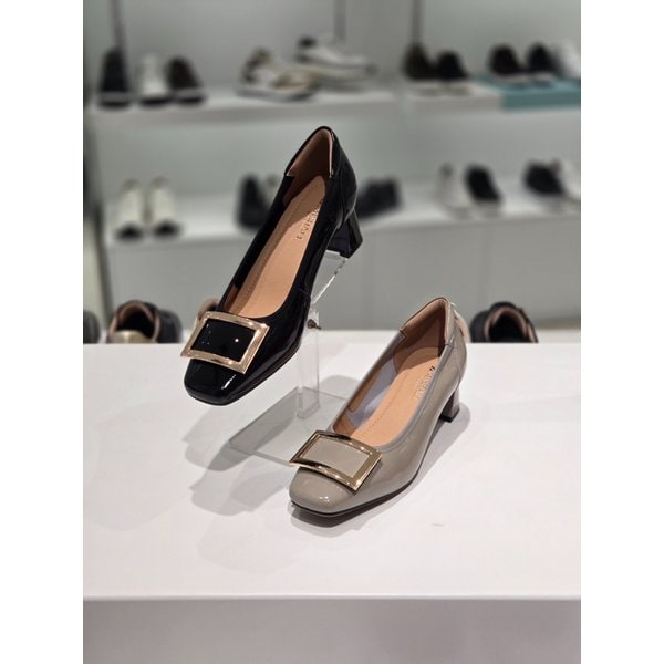 [부산점] 미셸by탠디 스퀘어토 골드장식 펌프스(x26025)