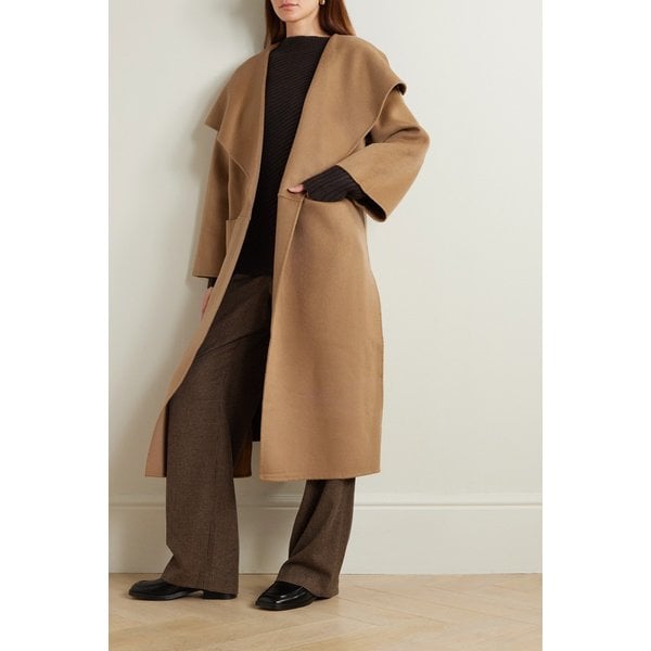 시그니처 울 혼방 코트 카멜 45666037505083681