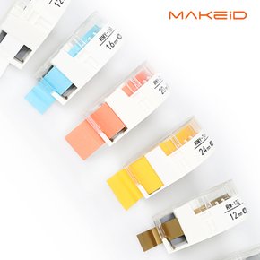 MAKEiD 라벨프린터 라벨지 라벨테이프 12mm