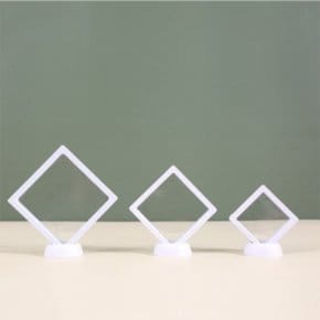 악세사리 필름 액자 케이스+받침 화이트 중 굿즈 전시