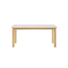 포멜로 세라믹식탁 4인세트 160cm 내추럴_가죽체어4EA (옵션 택1)