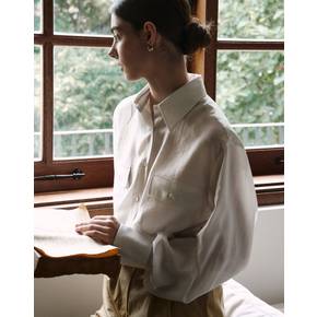 텐셀 블라우스 아이보리 TENCEL BLOUSE IVORY