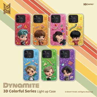 BT21 TinyTAN 타이니탄 폰케이스 Dynamite 3D 라이팅 케이스