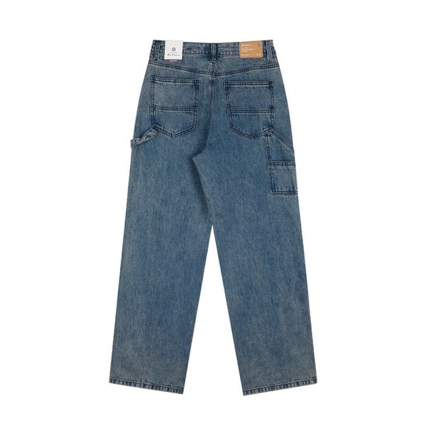 맨 카펜더 원턱 와이드 워싱 데님 BOBDP299M