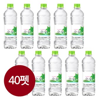  휘오 순수 생수 500ml x 40펫