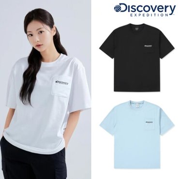 디스커버리 [24S/S] 디스커버리 DXRS79043 남여공용 프레시벤트 포켓 반팔티 반팔 기능성 여름 티셔츠