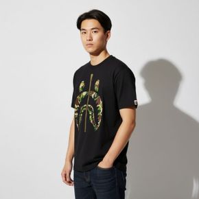 ABC 카모 샤크 티셔츠(M) BLACKGREEN 270620