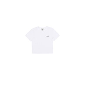 Logo Cropped T-Shirt (White)