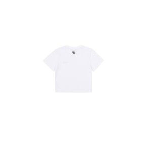 Logo Cropped T-Shirt (White)