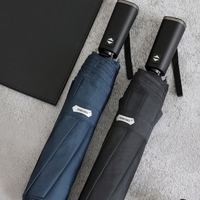 135cm 대형 3단 우산 접이식 자동 커플 골프 장마 비