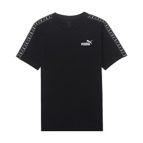 푸마 키즈 에센셜 테이프 반팔티 블랙 685780-01