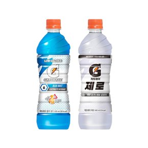 [한번에먹자] 게토레이 블루볼트 600ml 6페트 + 게토레이 제로 600ml 6페트, 총 12페트