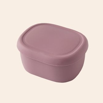  전자레인지 도시락 실리콘 냉동냉장 밀폐용기 M(300ml) 핑크