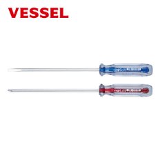 베셀 VESSEL 드라이버 6300 십자 1x75mm(+) 크리스탈 라인칼라 드라이버