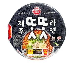 [오뚜기] 오뚜기 제주 똣똣라면 큰컵 100g  1개 (S49424411)