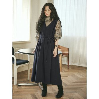 유어네임히얼 겨울 평온이 브이넥 원피스 Y50055