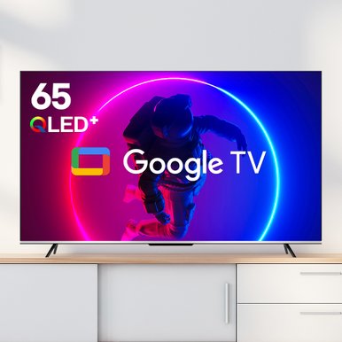 5년무상AS 24년형 구글TV 이스트라 쿠카 UC65QLED 165cm 퀀텀닷 안드로이드 스마트TV