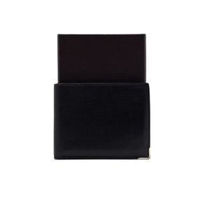 블랙 레더 은장 반지갑 가로 11CM 세로 8.5CM 152316413